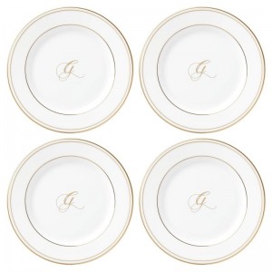 Lenox Federal Gold™ Monogram Script 6" Bread and Butter Plate LNX9714